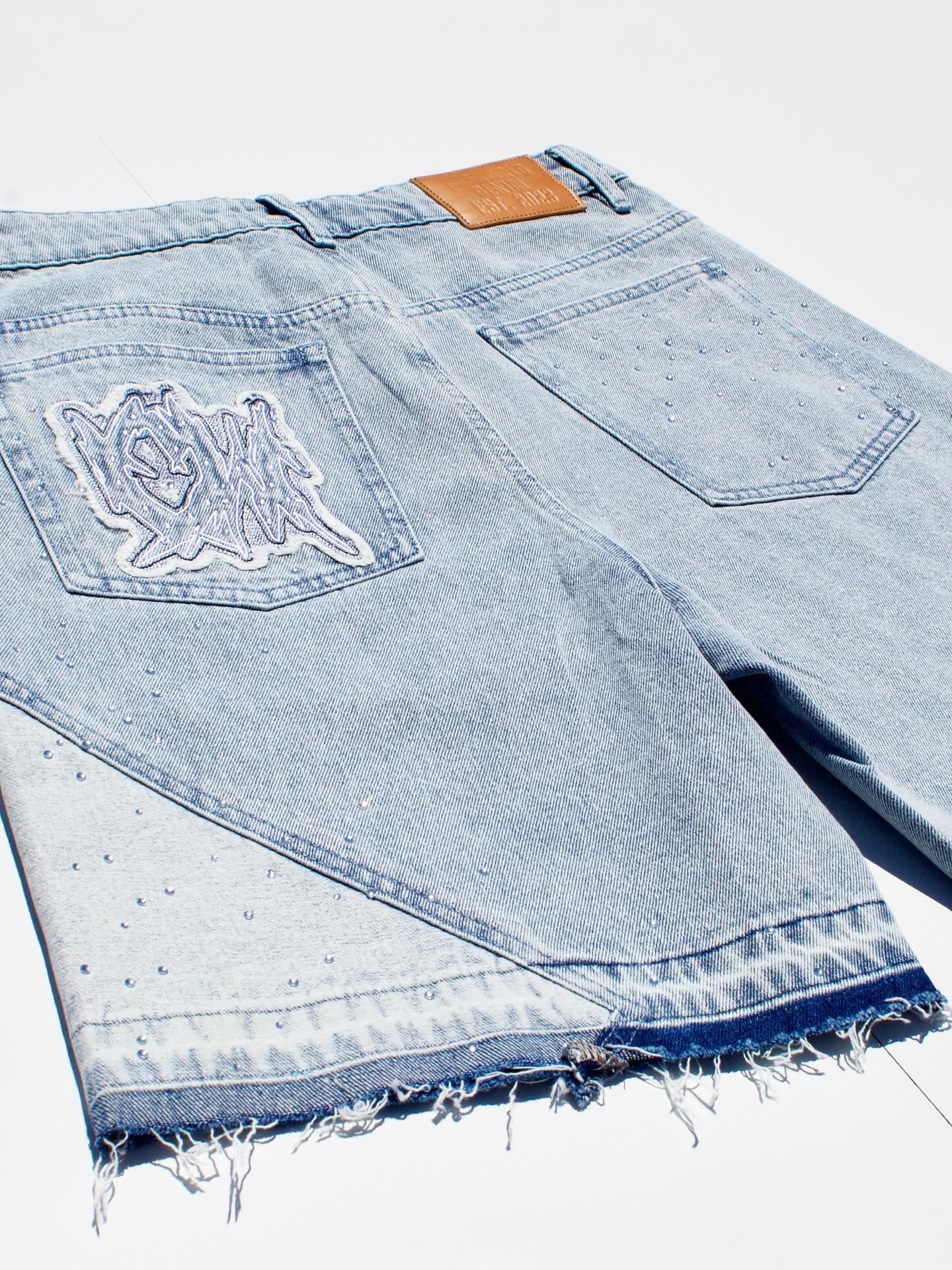 Blue jorts