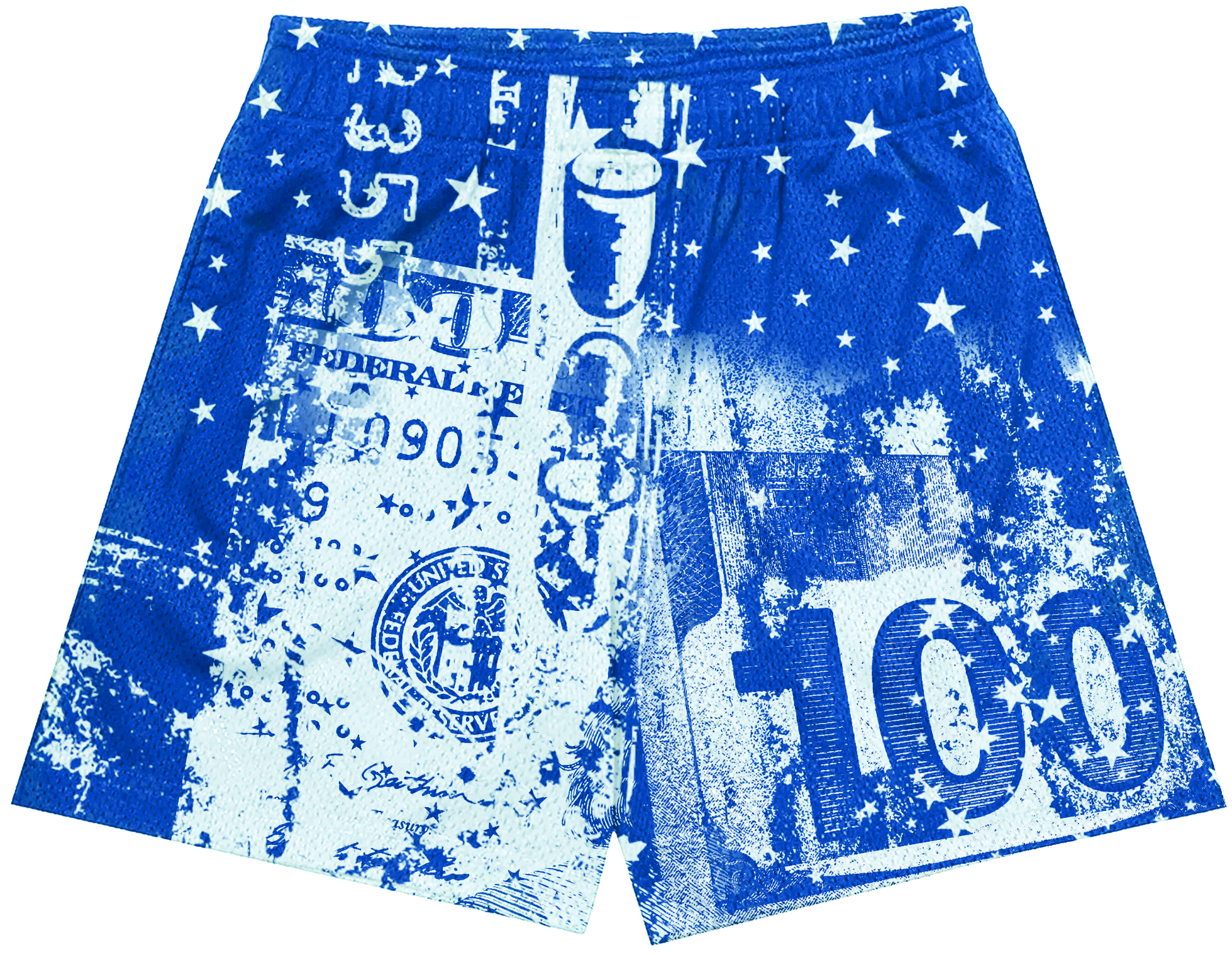 Hundred shots (blue)