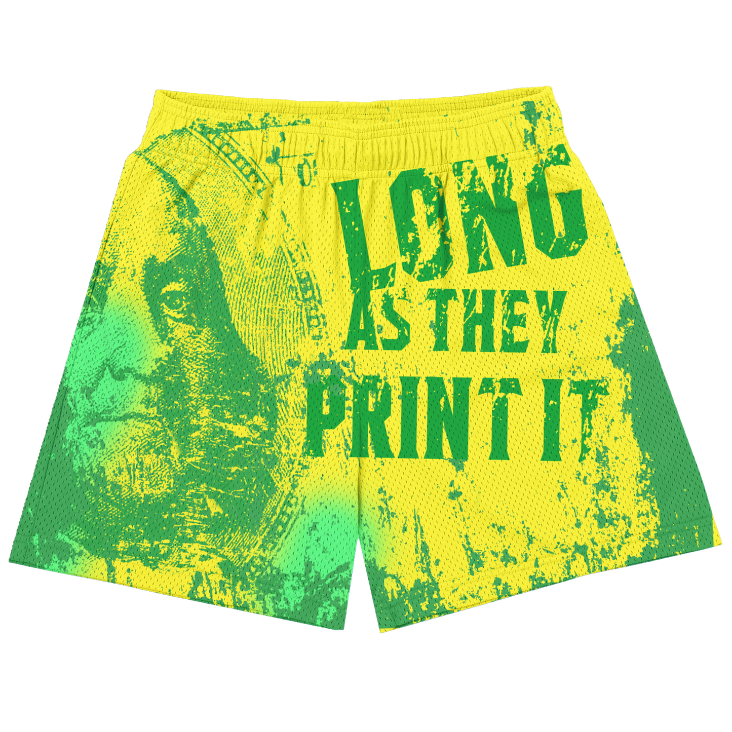 Mesh Cropped Shorts with Deep Pockets